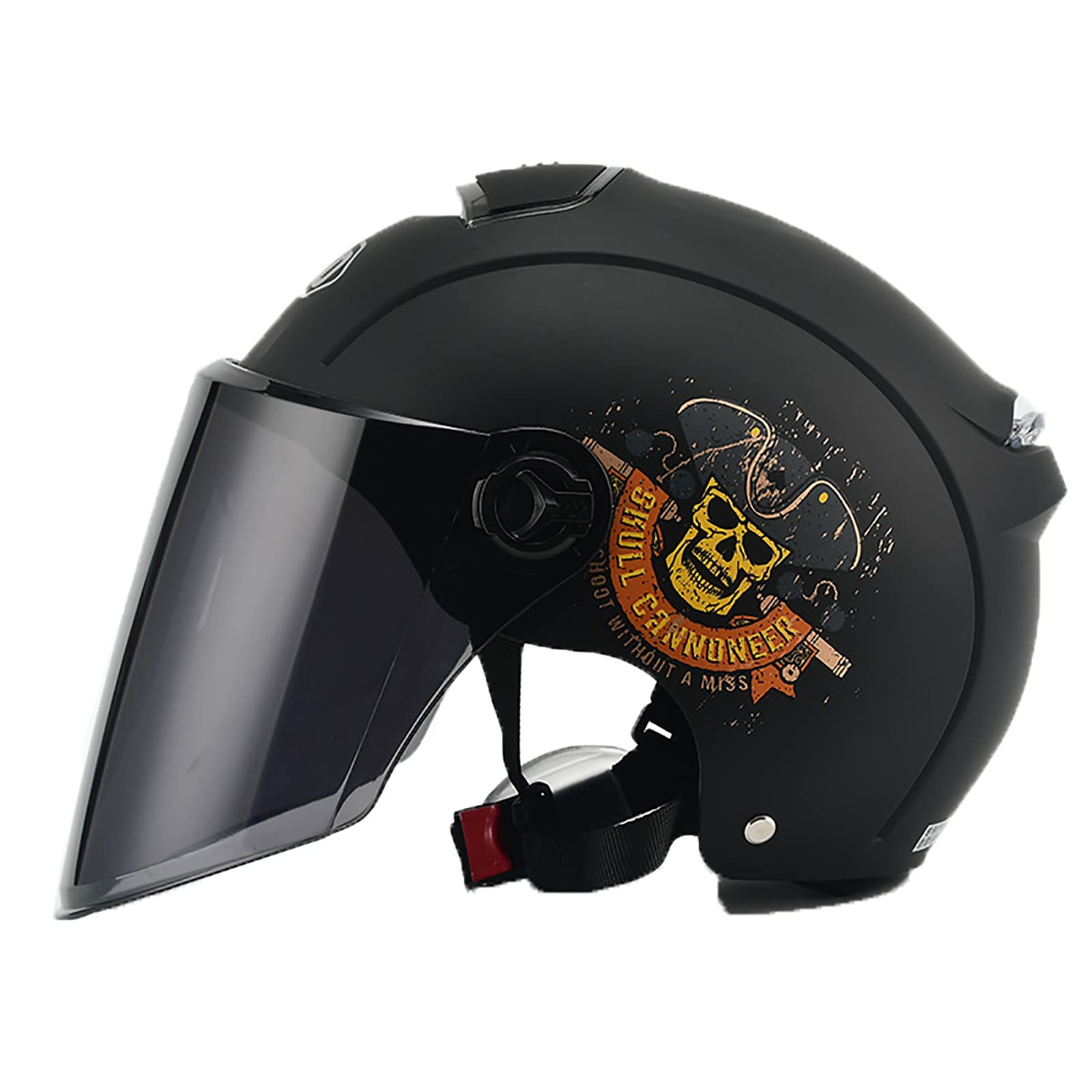 Cyclomoteur casque confortable pour une conduite en toute sécurité