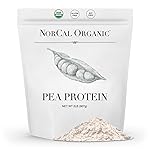 NorCal Organic - Premium Pea Protein Isolate - 100% Vegan and Organic - UNFLAVORED - 2 Pounds (Pack of 1) - 35 Servings