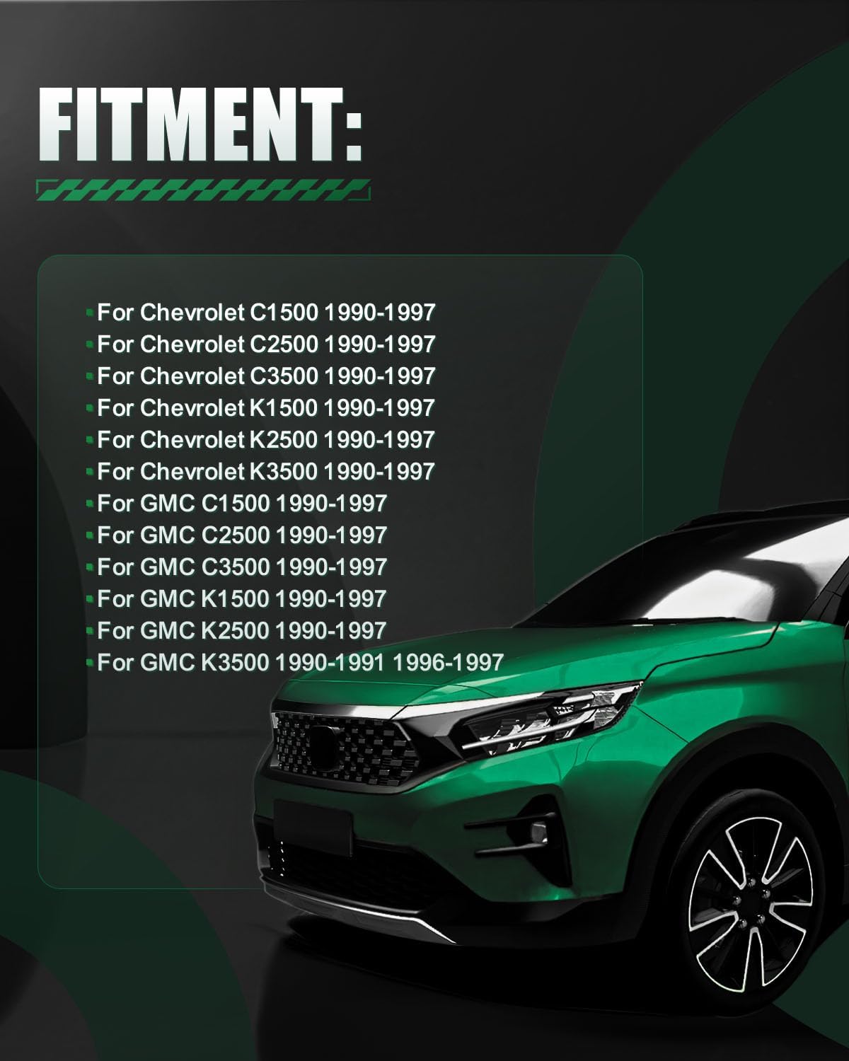 SCITOO Fuel Filler Neck For Chevrolet 1997-2000,For GMC 1992-1995 1997-2000 15712144