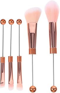 5pcs Makeup Brush Set for Women – Rose Gold M...