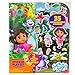 Dora Puffy Sticker Playset, 35 Reusable Stickers and 2 Play Scenes, Fun Kids Activities, Toddler Toys, Road Trip Essentials, Gifts for 4 Year Old Girl, Mess Free Airplane Toy for Little Ones