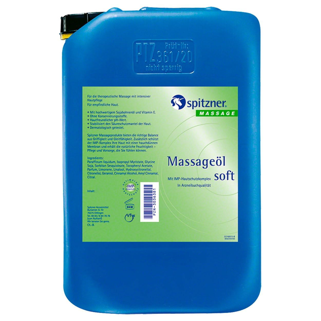 Spitzner Massageöl soft, 5 l