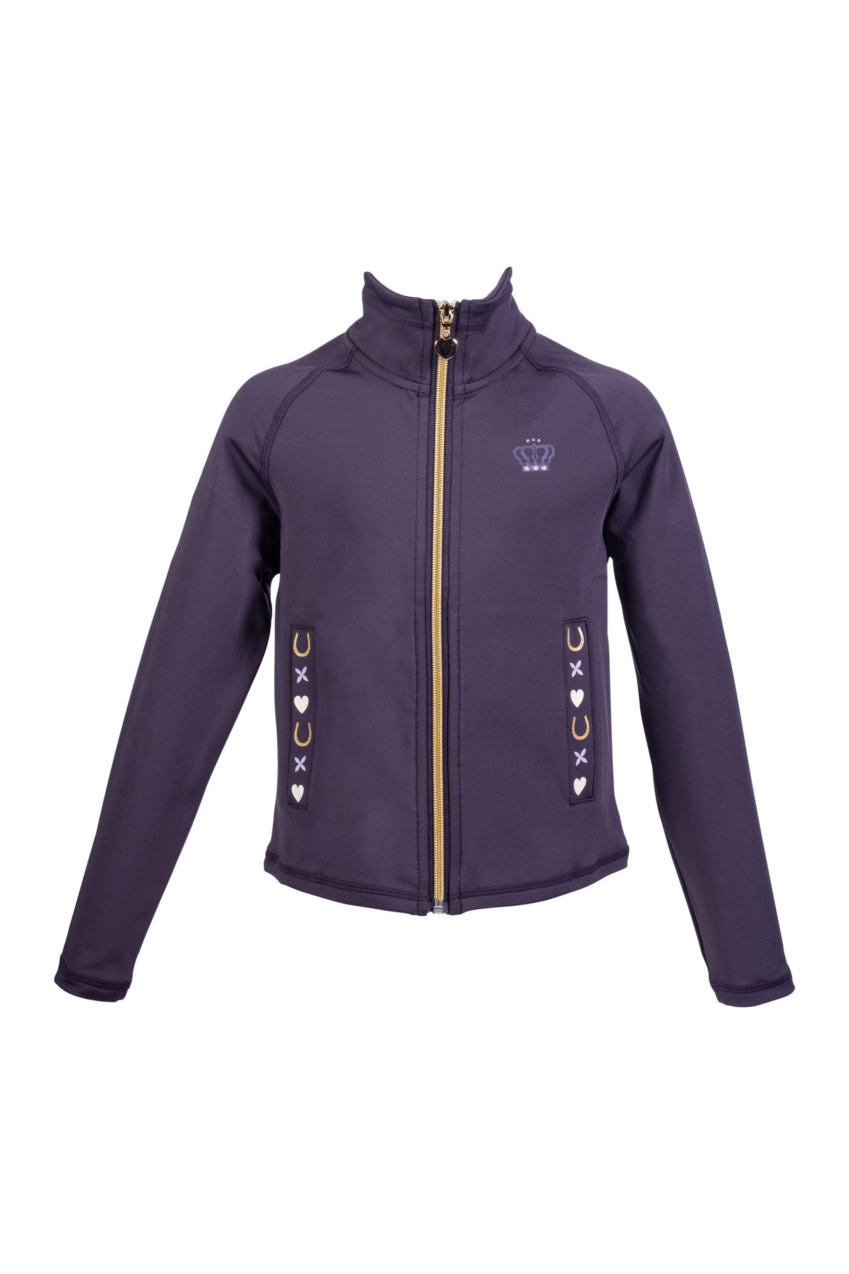 Hkm Girl's Lola Tournament Jacket, Dark Purple, 140 (EU)
