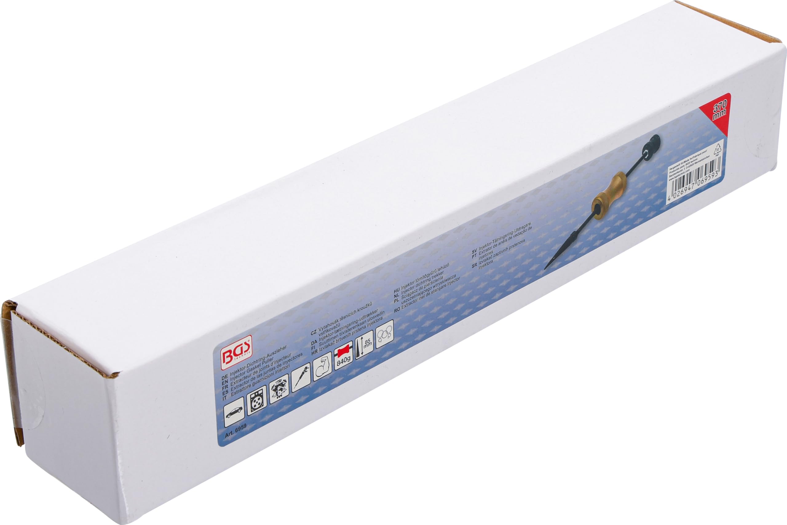 BGS 6959 | Estrattore guarnizioni iniettori | 370 mm | versione pesante
