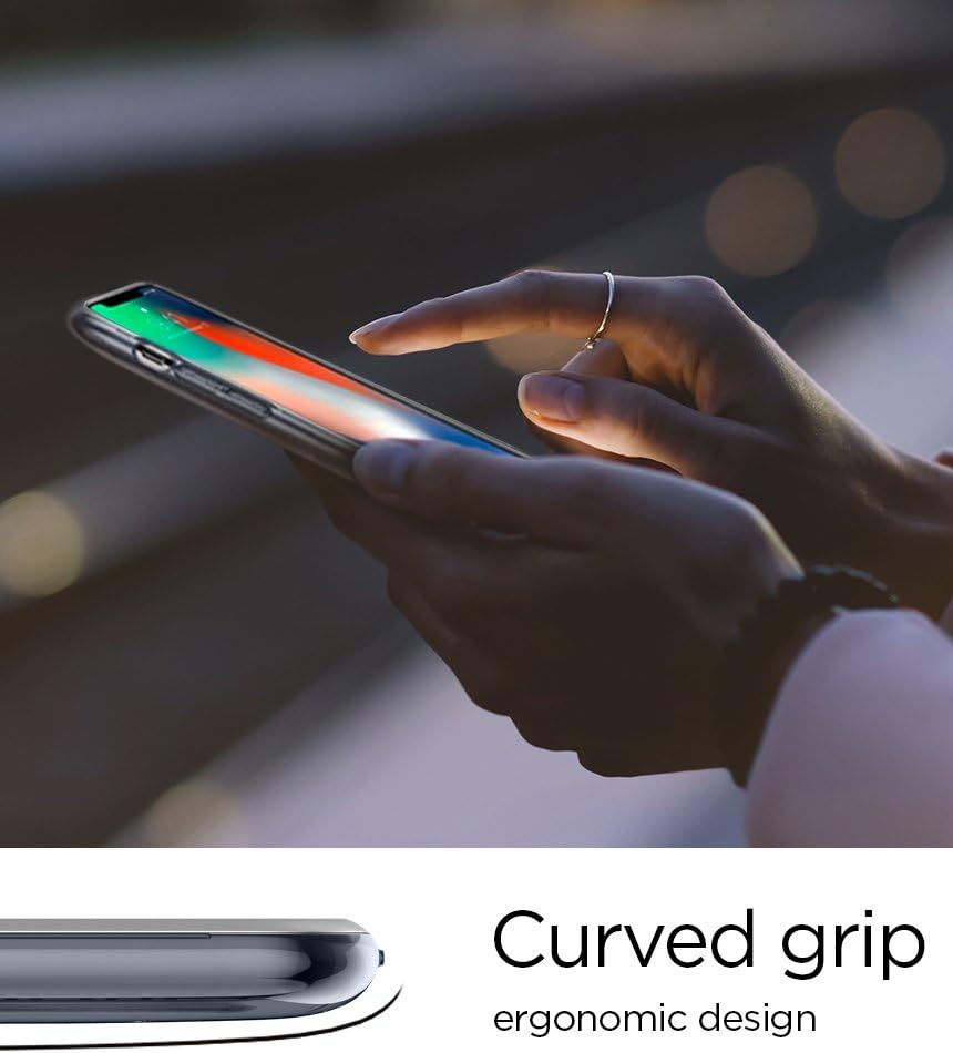 Spigen Classic C1 (10th Anniversary Limited Edition) [Retro] Designed for Apple iPhone X Case (2017) - Graphite