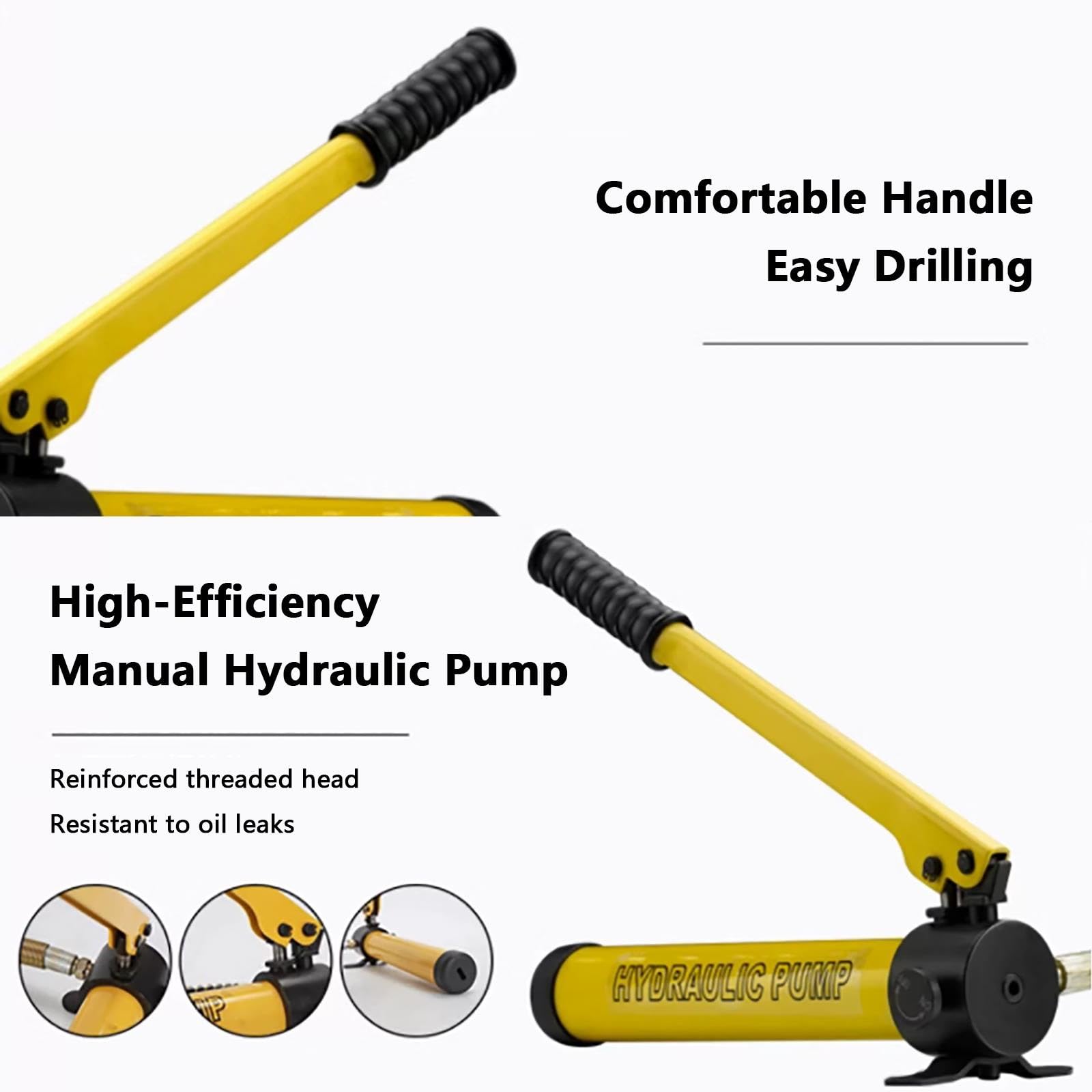 Kit Punzadora Hidráulica Manual Punzonadora Chapa De 15 Ton 6 Matrices