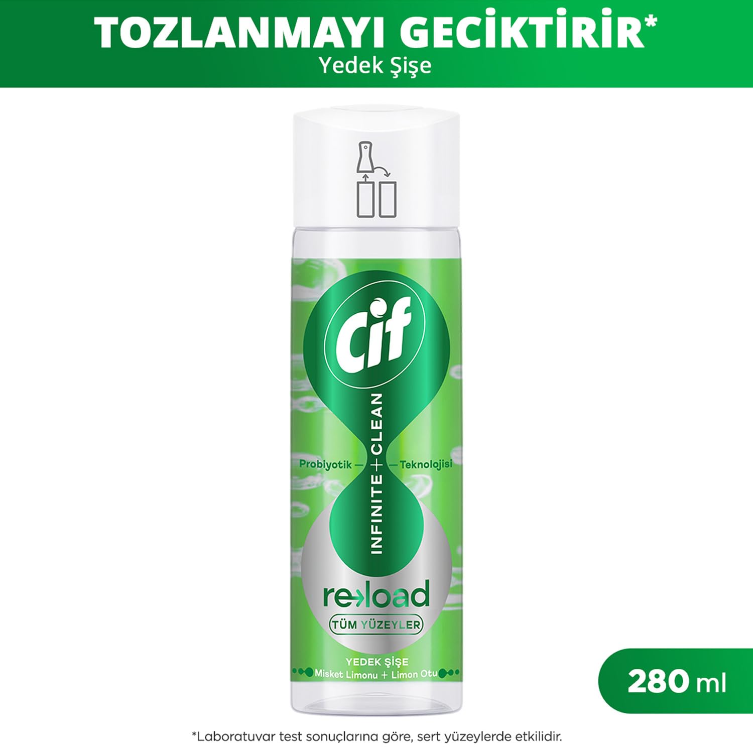 Cif Infinite Clean Doğal Probiyotikli Yedek Şişe Tüm Yüzeyler İçin