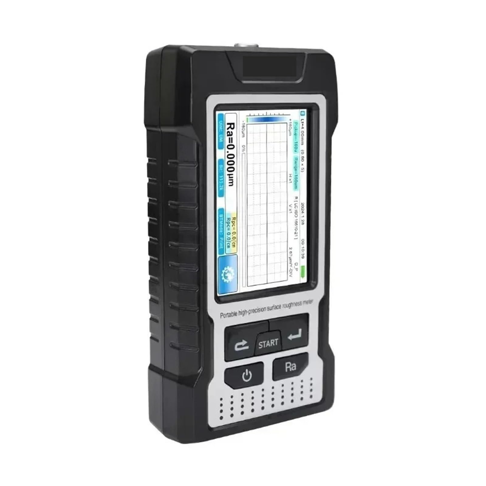 Precyzyjny cyfrowy tester chropowatości powierzchni o grubości 0,001um | Dotykowy wyświetlacz LCD sondy do drukarki danych o średnicy 160 μm