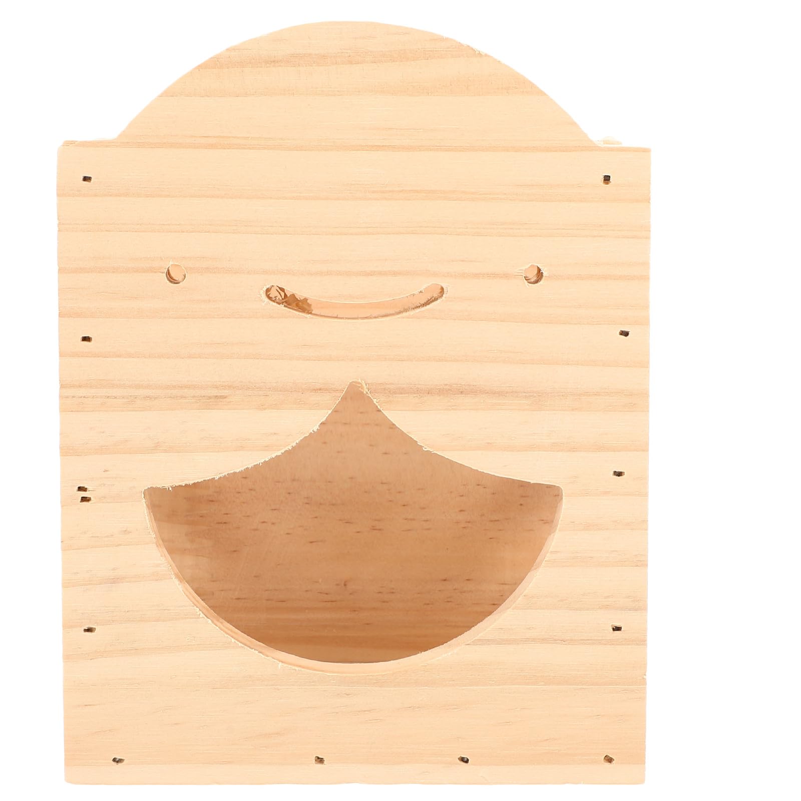 Alimentador de heno PRETYZOOM con estante de madera y funcion de alimentacion lenta para hamster