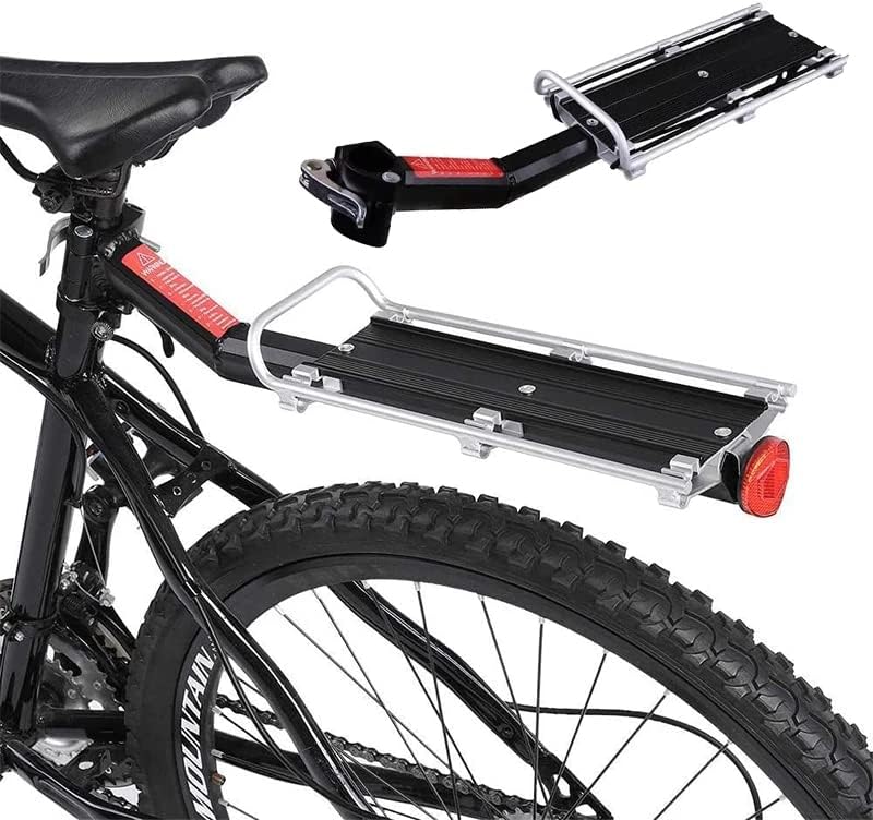 Miniatura 2 de ThreeH Portaequipajes de bicicleta de liberación rápida ligero trasero portaequipajes universal 20 lb9 kg de carga se adapta a la mayoría de