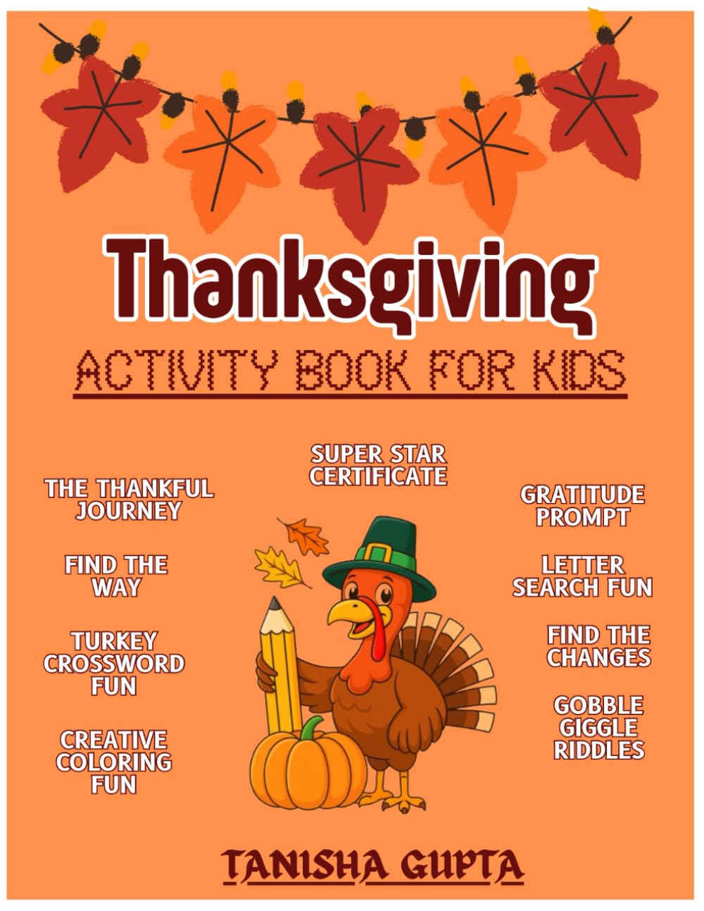 Thanksgiving Activity Book for Kids