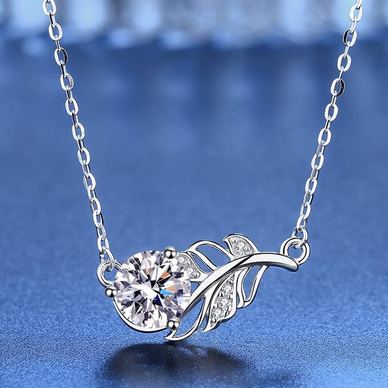 NONNYL S925 Necklace Gift for Women Wife, Womens Pendant Jewelry Wedding Anniversary, Sterling Silver Girlfriend Birthday Gifts for Her, Pendants Necklaces for Christmas Mom Gifts