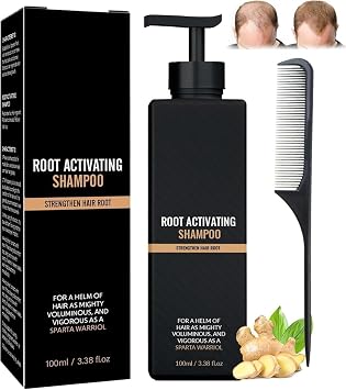 Root Activator Shampoo, Mane Root Activator Shampoo, Hair Regrowth Shampoos, Hair Loss Thickening Shampoos, Promotes Hair Growth 1 Pcs