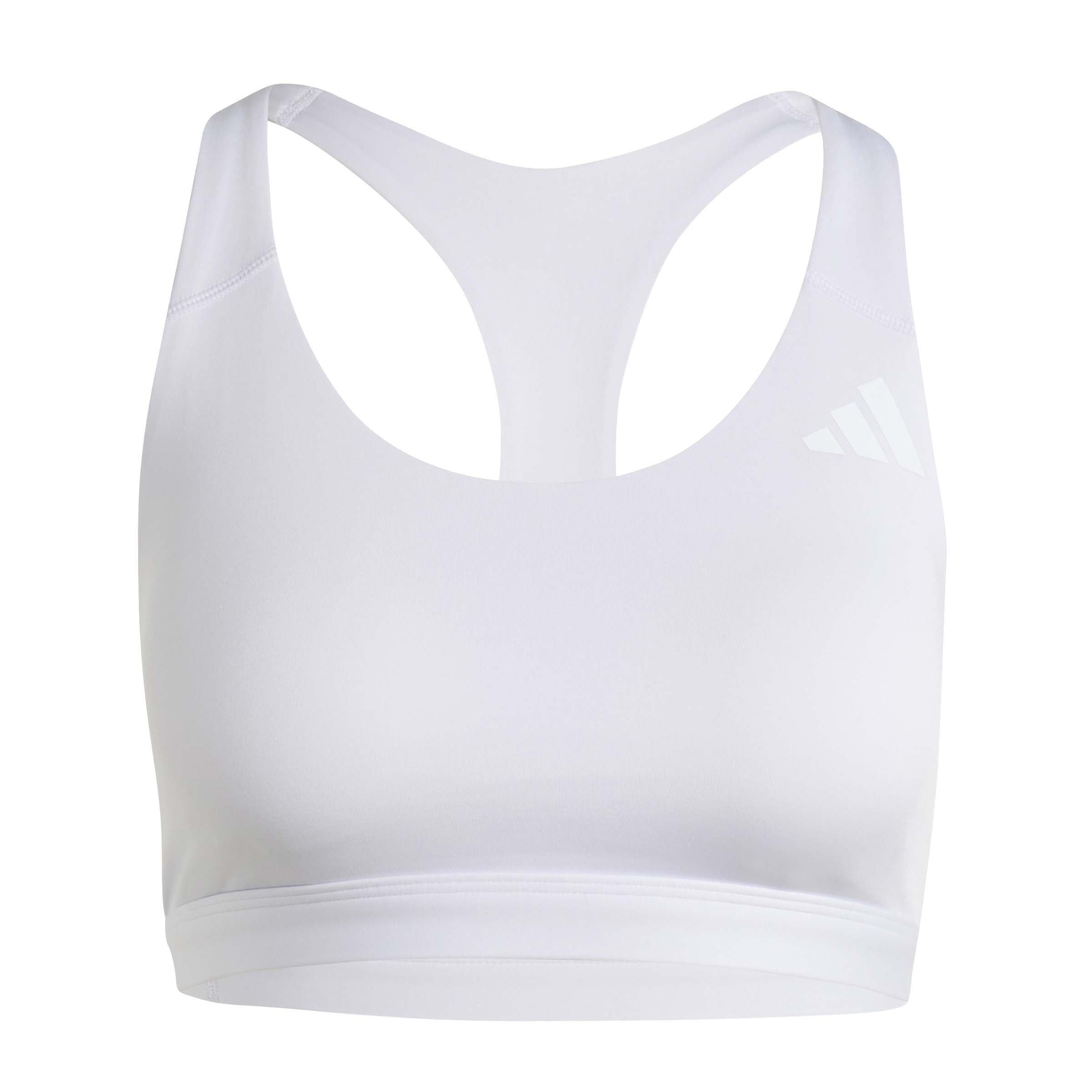 adidas Femme Optime Essentials Workout Medium Support Bra, Frozen Purple, L