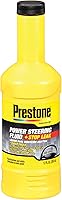 Prestone AS262 Power Steering Fluid + Stop Leak - 50,000 Mile Life, Leak Prevention for Cars, SUVs & Trucks, 12oz