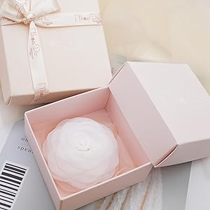 About 8.5 CM Fabric Flower Brooch Pin By NhanDo Handmade  Floral Brooch Pin, Handmade Gift Ideas, Gift for her, Gift For Mom, Bridesmaid gift, valentines day gifts (Pure white chiffon)