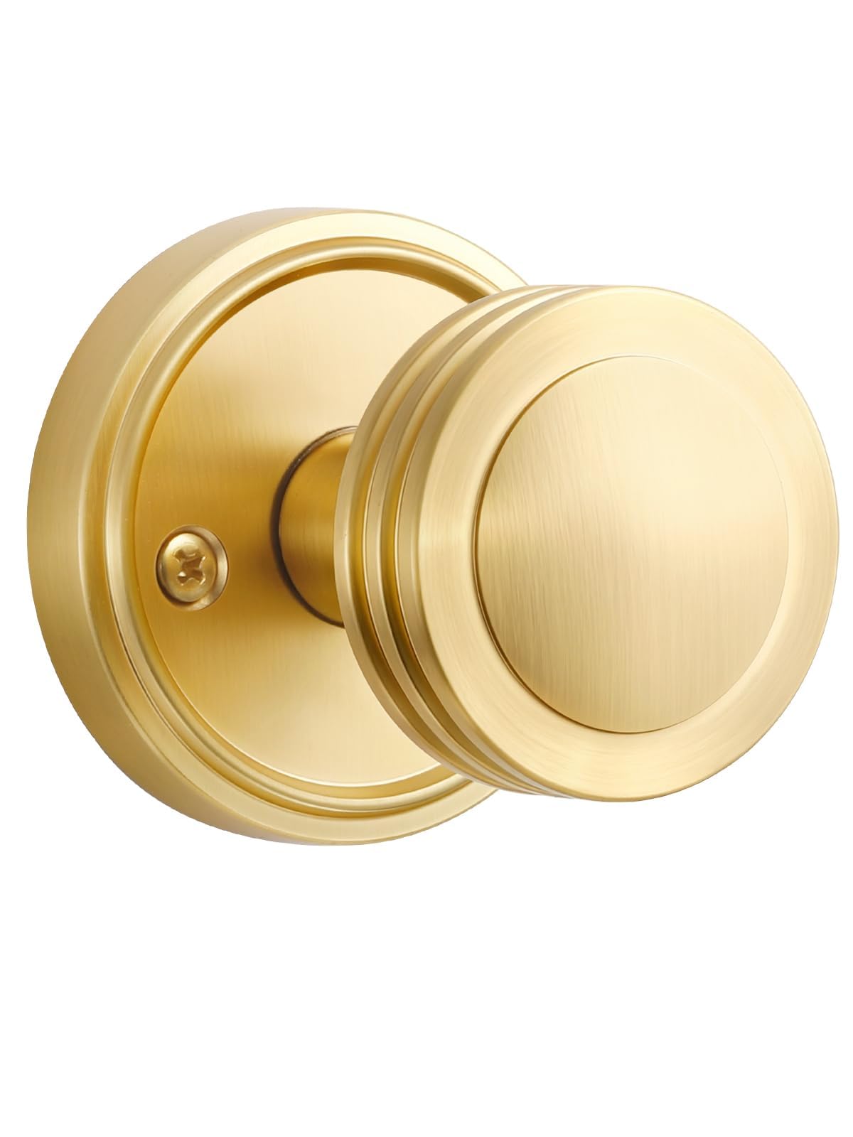 Photo 1 of SORWDUERM Passage Door Knobs - Satin Brass