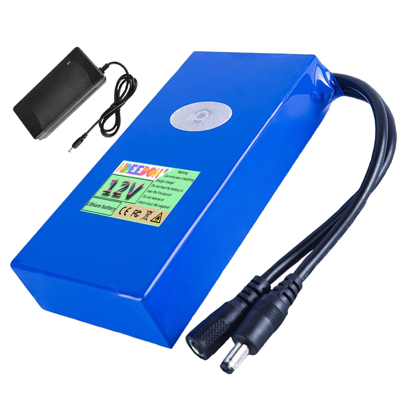 Akumulator litowy 12V 9000mAh 12000mAh 18000mAh 21000mAh 30000mAh do oświetlenia solarnego, odpowiedni do oświetlenia zewnętrznego LED, billboardów, monitoringu audio