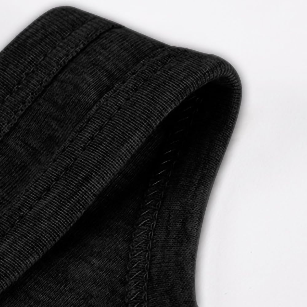 TZ Promise 3-6 Pack Men's Tank Top Undershirt 100% Cotton Plain Ribbed Workout A-Shirts - Image 3