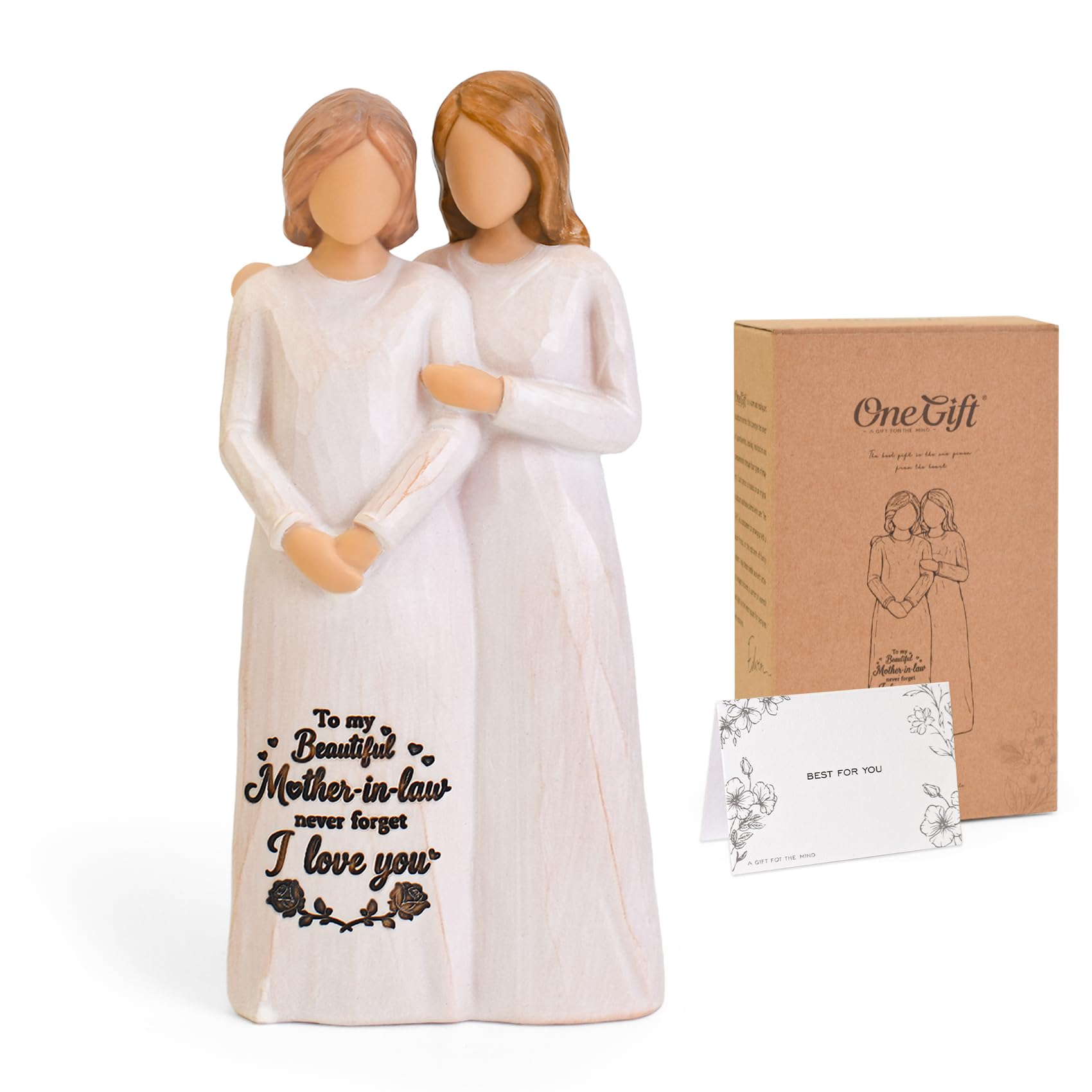 Eremaoy Mother in Law Gifts, Hand-Painted Mother in Law Figurines