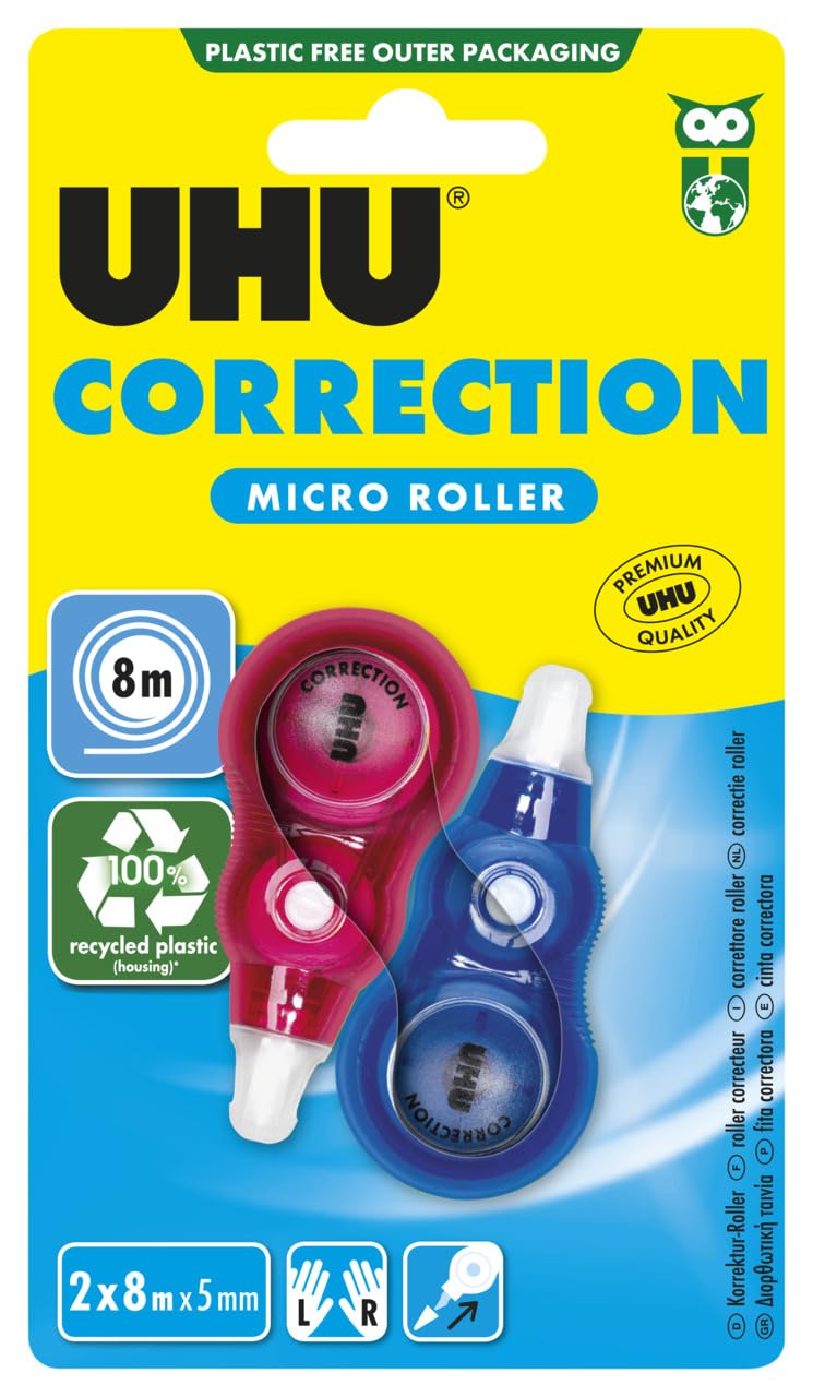 UHU Correttore a Nastro Micro 2x8m