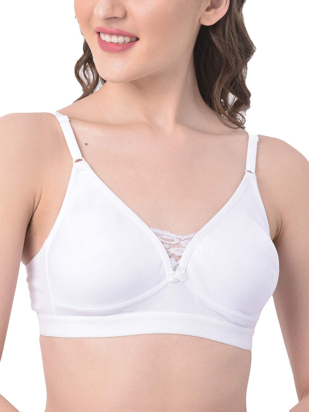 clovia Cotton Women's Non-Padded Non-Wired Full Cup T-Shirt Bra-picture-13