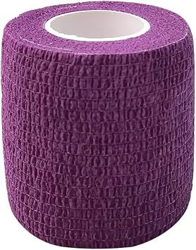 Bandages Vet Wrap for Horses Medical Tape Bandage Self Adhering Bandage Wrap Self Stick Bandage Wrap Vet Tape 2 Inch x 3 Pack Purple Cohesive Tape Sports Wrap Cohesive Bandage