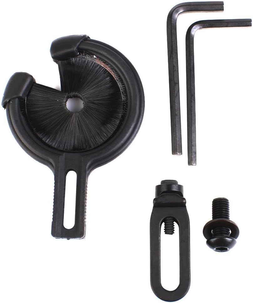 ZCSMg Practical Compound Bow Accessory Archery Rest with Brush for Left or Right Hand(Black)