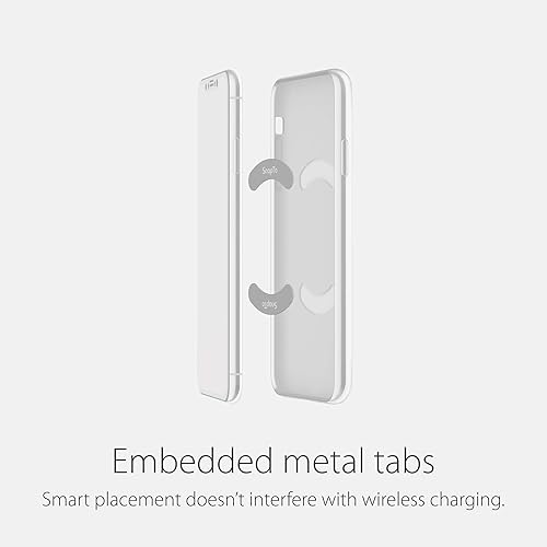 Miniatura 5 de Moshi SnapTo Cargador inalámbrico magnético de montaje en pared con certificación Qi, solo compatible con fundas Moshi SnapTo (no MagSafe), carga