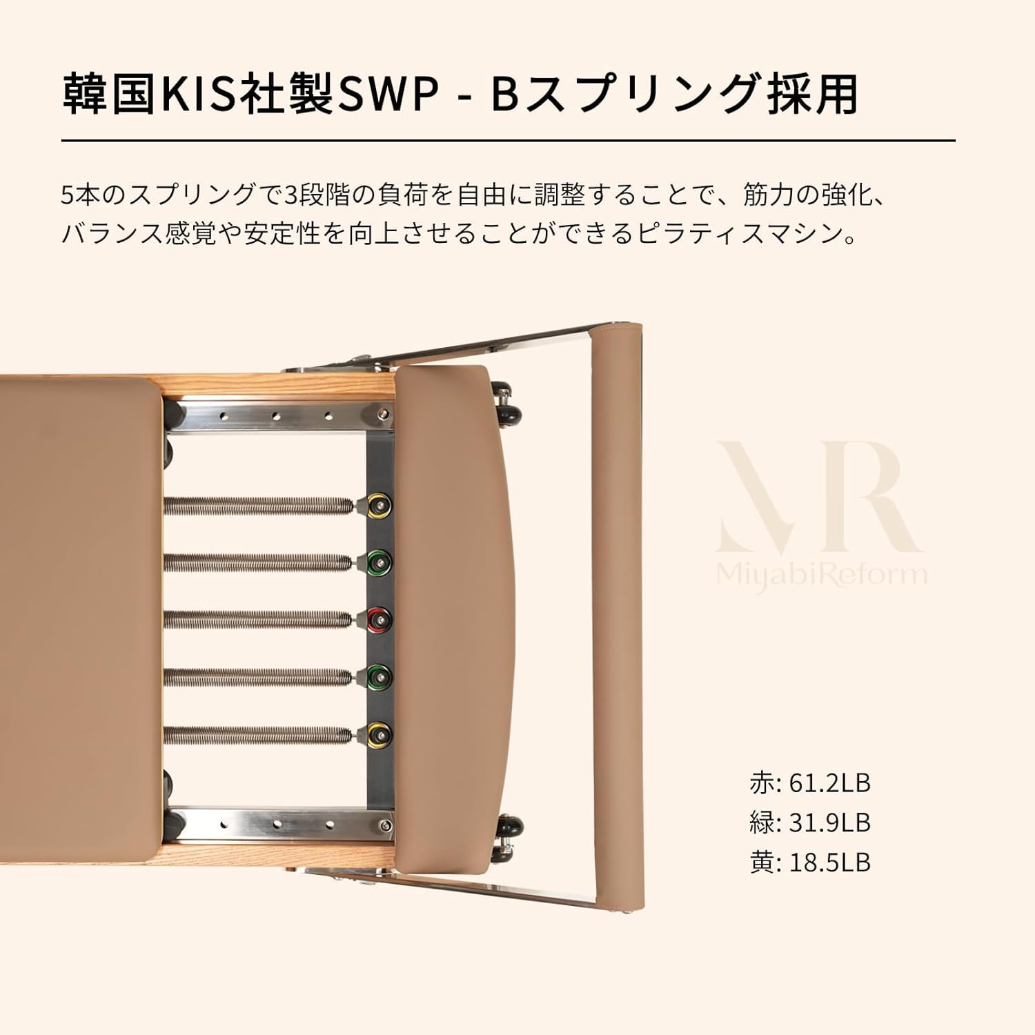 Amazon.co.jp: ピラティスリフォーマー折りたたみ式 移動可 ピラティス
