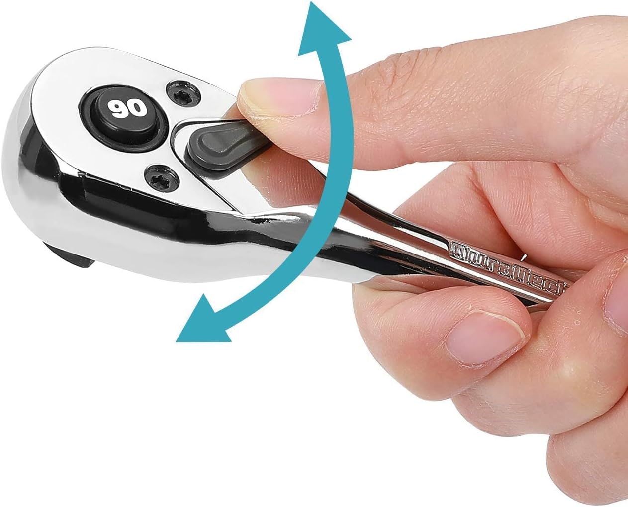 DURATECH 21-Piece Bit Socket Set and 3/8-Inch Drive Ratchet Handle