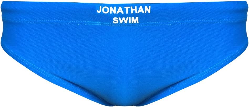 Jonathan SwimMens Swim Briefs 3-inch Athletic Solid Race Swimsuit with Drawstring Bikini Swimming Trunks