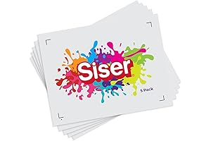 EasyColor DTV Printable Vinil Sheets for Heat Transfer (5 Pack)