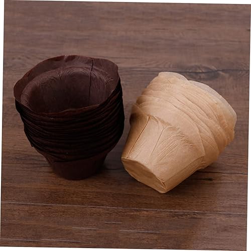 Miniatura 6 de BESTOYARD 150 Pcs Events Cake Decorating Cake Paper Cups The Weddin Cupcake Cups Led Armband Balloon Arch Clips Packing Paper Lotus Cupcake Wrappers