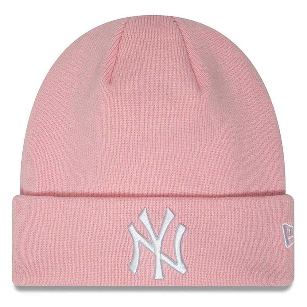 New Era New York Yankees MLB Essential Pink Cuff Knit Beanie