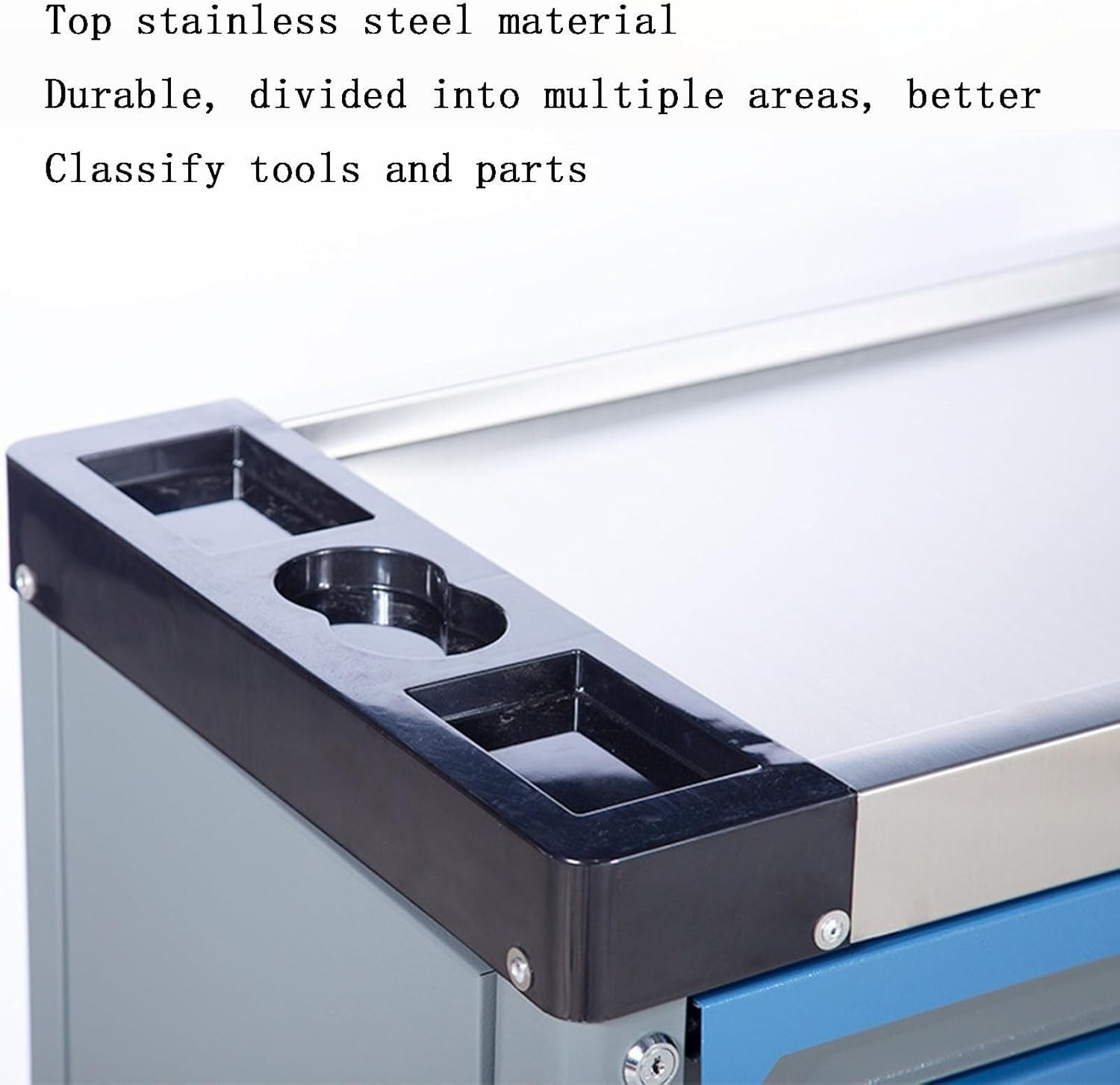 Auto Repair Tool Cart,Tool Sets Rolling Box Heavy Duty Stainless Steel Tool Chest 7 Drawers Tool Cabinet Cart Trolley,with Wheels