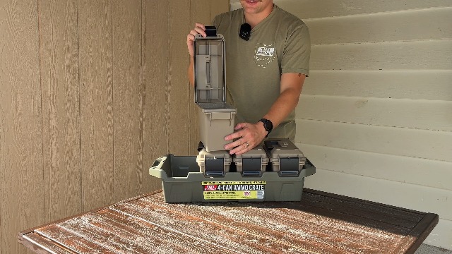 Amazon.com: MTM AC4C 4-Can Ammo Crate, 30 Caliber, Dark Earth/Army