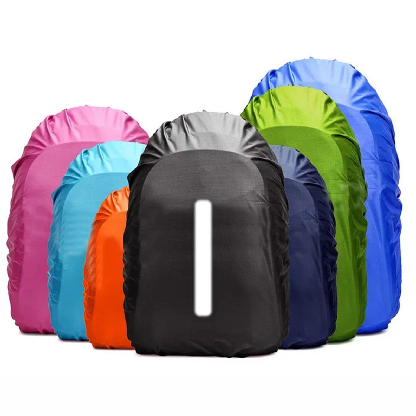 Copertura per zaino 2Pcs Rain Cover Backpack Reflective 20L 35L 45L 60L Bag Outdoor Camping Hiking Climbing Raincover