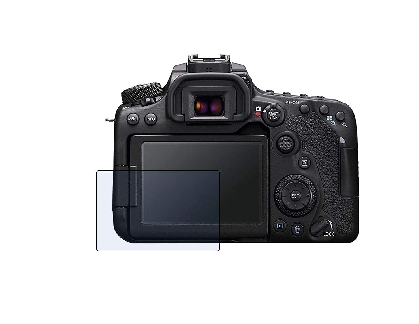 Mobeezy Camera Screen Protector Compatible With Canon EOS 90D, 2 Pcs | Crystal Clear Protection with 9H Hardness Armor