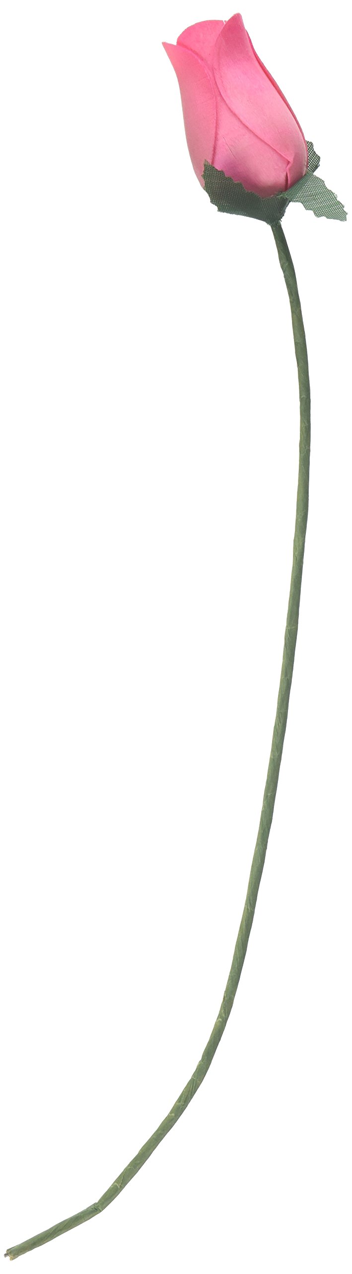 Forever Wooden Rose Single Pink/Red Tip