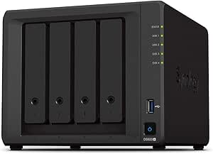 Synology DiskStation DS920+ 4-Bay NAS (Diskless), 4GB DDR4