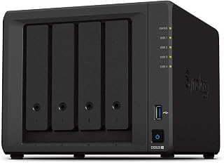 Synology 4 bay NAS DiskStation DS920+ (Diskless), 4-bay; 4GB DDR4