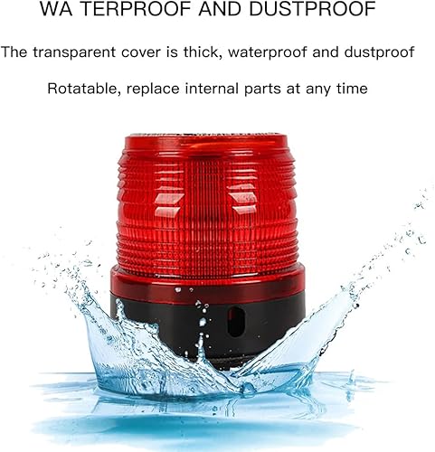 Miniatura 5 de DYK&NX Luz LED de anclaje de navegación de barco marino con carga solar, material de policarbonato, impermeable y a prueba de polvo para luces de