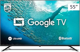 PHILIPS, Smart TV, 55'' 4K UHD, 55PUG7019/78, Google TV, Comando de Voz, HDR - Produto 4 mais recomendado com 4.5 estrelas