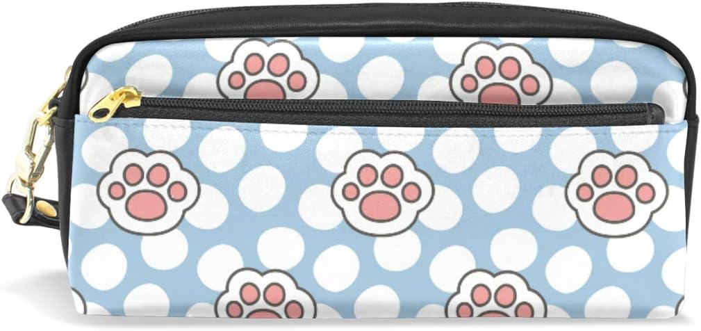 Chovy ペンケース 大容量 おしゃれ かわいい 高校生 筆箱 女の子 中学生 男の子 ふでばこ 筆入 軽量 Pu レザー 革 ブルー 猫 猫爪 ネコ ドット 水玉 可愛い 文房具 ペンポーチ 化粧ポーチ ポーチ 多機能 プレゼント対応 Chovy ペンケース 大容量 おしゃれ かわいい 高校生 筆箱 女の子 中学生 男の子 ふでばこ 筆入 軽量 Pu レザー 革 ブルー 猫 猫爪 ネコ ドット 水玉 可愛い 文房具 ペンポーチ 化粧ポーチ ポーチ 多機能 プレゼント対応