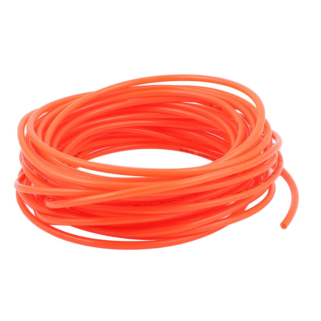 Tube polyuréthane pneumatique rouge 6x4mm de 49m pour système à air comprimé