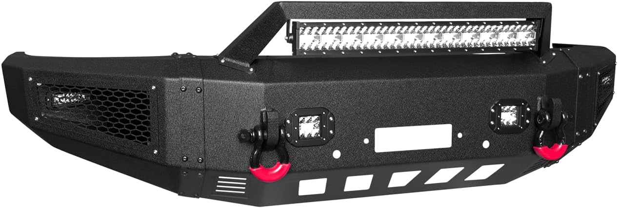 Vijay Front Bumper Fits 2000-2006 Tundra with Winch Plate and Lights
