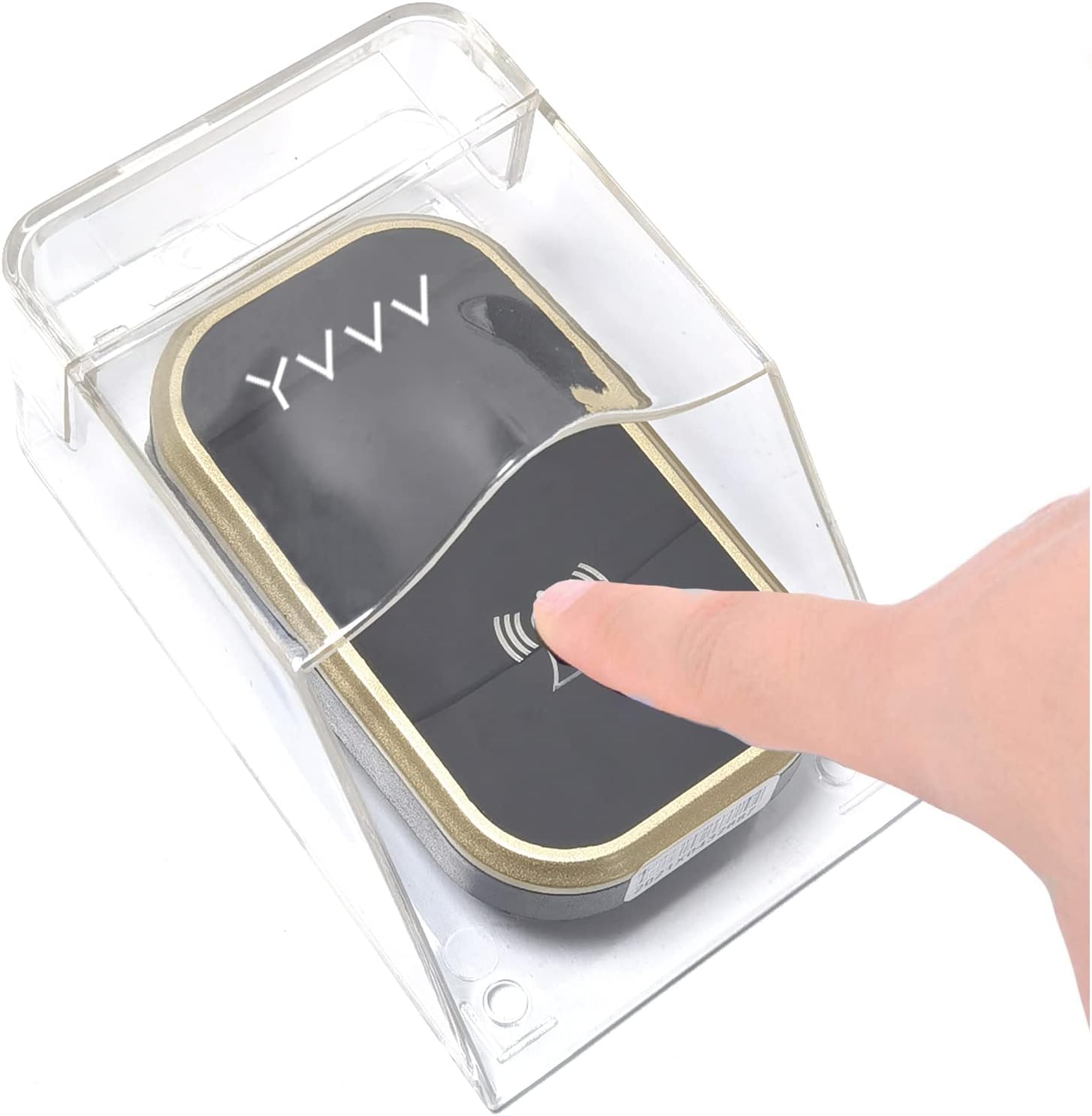 Sonnette Sans Fil étanche Transparente Pour Anneau Carillon Bouton Exterieur Porte Sonnette Kit Coque Boitier Facile A Installer Compatible Emetteur Pluie Pluie Neige Hiver11163552cm 90324529