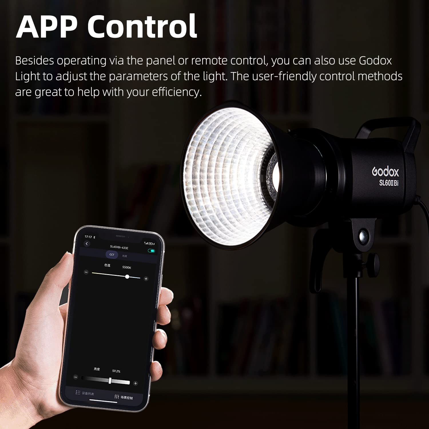 Amazon | Godox SL60IIBi 75W LED ビデオライト、Bowens マウント