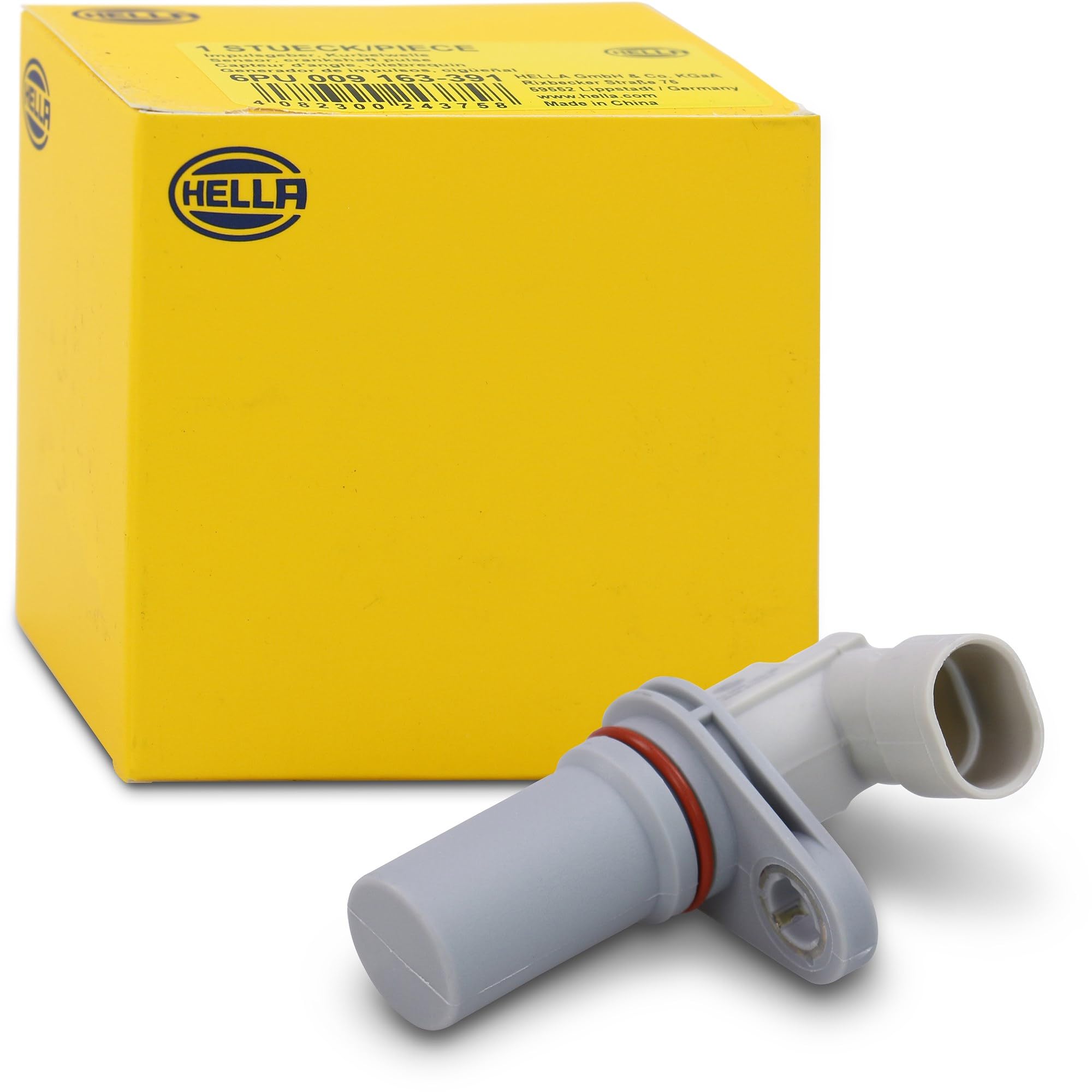 HELLA 6PU 009 163-391 Kurbelwellensensor - 12V - 2-polig - schwungscheibenseitig
